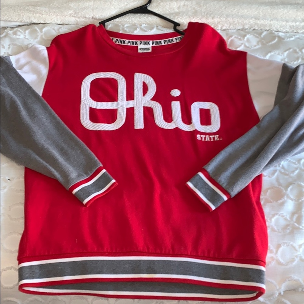 PINK Ohio Statw crewneck